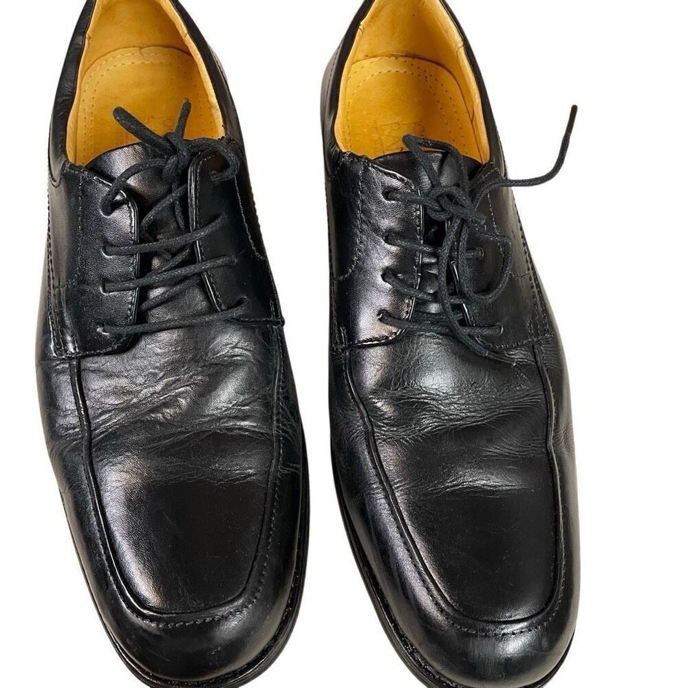 JOS A BANK Men’s Kendall Black Dress Shoes Lace  Up Leather Size 10 1/2D Career